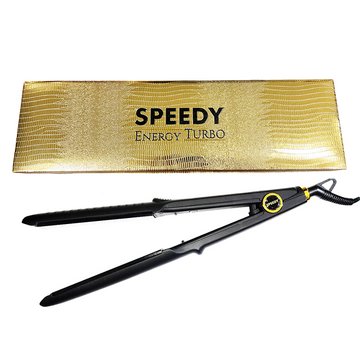 Speedy Energy Turbo Hair Straightener SP-25ET – Professional Keratin Hair Straightener with 3D Floating Tourmaline Plates, Fast Heating, and Adjustable Temperature for All Hair Types